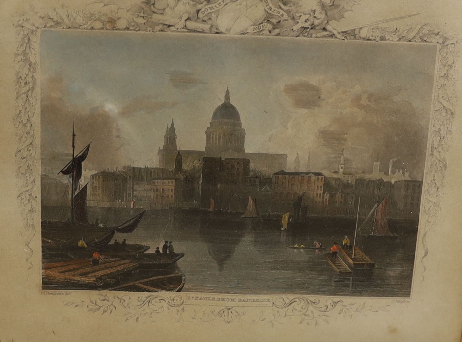A set of six Victorian coloured steel engravings housed in bird's eye maple frames, frames overall 31 x 37cm